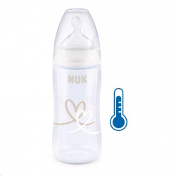 Dojensk faa NUK FC+Temperature Control 300 ml BOX-Flow Control cumlk white