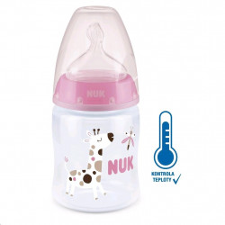 Dojensk faa NUK First Choice Temperature Control 150 ml pink