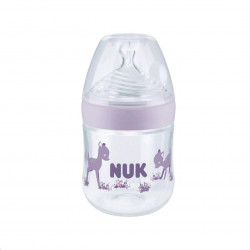 Dojensk faa NUK Nature Sense s kontrolou teploty 150 ml fialov