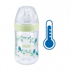 Dojensk faa NUK Nature Sense s kontrolou teploty 260 ml zelen