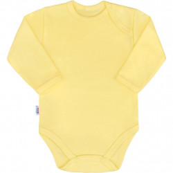 Dojensk bavlnen body s dlhm rukvom New Baby Pastel lt