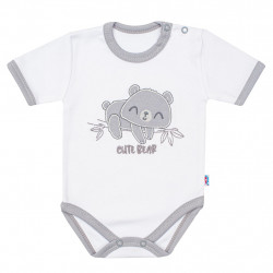 Dojensk bavlnen body s krtkym rukvom New Baby Cute Bear