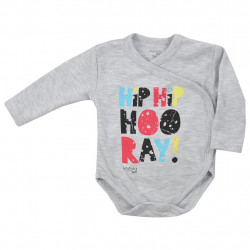 Dojensk body celorozopnacie Koala Hip-Hip siv