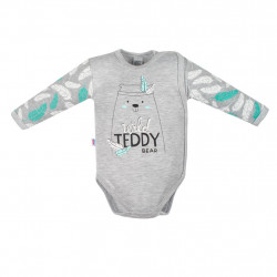 Dojensk body s bonm zapnanm New Baby Wild Teddy