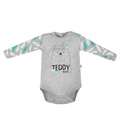 Dojensk body s dlhm rukvom New Baby Wild Teddy