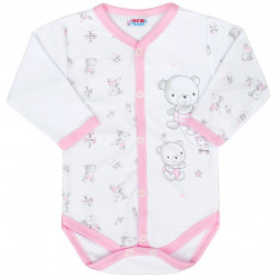 Dojensk celorozopnacie body New Baby Bears ruov