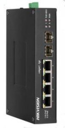 DS-3T0506HP-E/HS 4x1Gb PoE+2xGb SFP, priemyslen switch, 60W