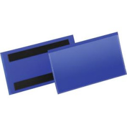 Magnetick vrecko na dokumenty 150x67mm 50ks modr