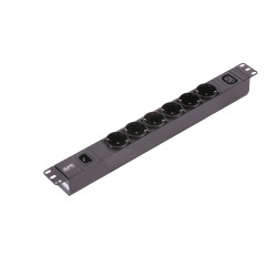 Easy PDU Basic 1U 10A 230V (6)Schuko EPDU1010B-SCH