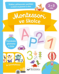 Montessori ve kolce se samolepkami