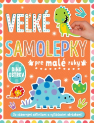 Dino ostrov - Vek samolepky pre mal ruky