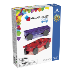 Magnetick stavebnica Cars 2 dielna Purple/red