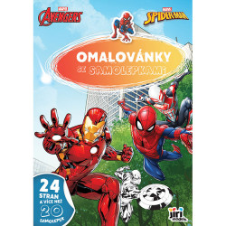 Marvel - Omalovnky se samolepkami