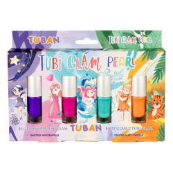 Tubi Glam lak na nechty Set 4 ks