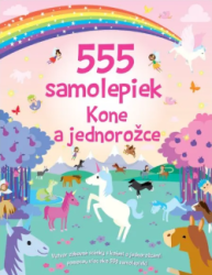 555 samolepiek - Kone a jednoroce