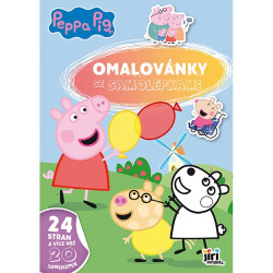 Omaovnky A4 so samolepkami Prasiatko Peppa