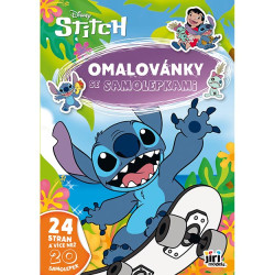 Omalovnky A4 se samolepkami Lilo & Stitch