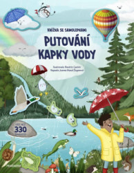 Knka se samolepkami - Putovn kapky vody