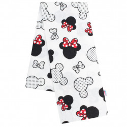 Flanelov plienka s potlaou New Baby biela Mickey & Minnie