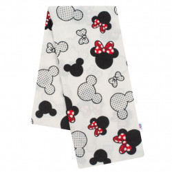 Flanelov plienka s potlaou New Baby biela Minnie