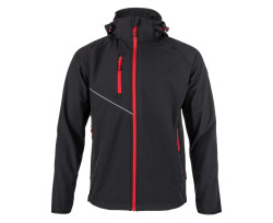FORCE Jacket black/red