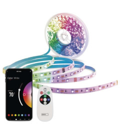 GoSmart LED psik WiFi 5m, 22W, 1400lm, RGB/CCT