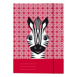 Kartnov obal s gumikou A4 Herlitz Cute Animals Zebra