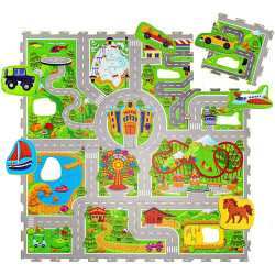 Hracia podloka Puzzle Vacation 1.2 x 1.2 m