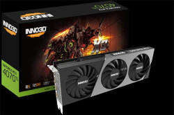 INNO3D GeForce RTX 4070ti X3 12GB/192bit, GDDR6X, HDMI, 3xDP