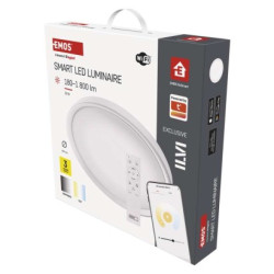 Inteligentn LED svietidlo GoSmart, zapusten, kruhov, 30W, CCT, stmievaten, Wi-Fi