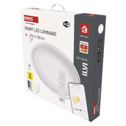 Inteligentn LED svietidlo GoSmart, zapusten, kruhov, 45W, CCT, stmievaten, Wi-Fi