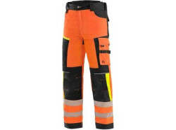 Kalhoty CXS BENSON vstran, pnsk, oranovo-ern