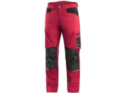 Kalhoty CXS SOLIS FLEX, p�nsk�, �erveno-�ern�