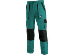 Kalhoty do pasu CXS LUXY JAKUB, zimn�, p�nsk�, zeleno-�ern�, vel. 48-50