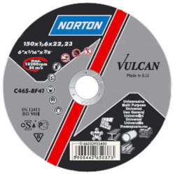 Kot NORTON Vulcan A 230x1,9x22 A46S-BF41, rezn na kov a nerez