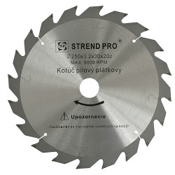 Kot Strend Pro SuperSaw NW 200x2,5x20 16T, na drevo, plov, SK pltky