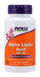 Kyselina alfa-lipoov 250 mg - NOW Foods