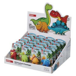 LED kenka  dinosaurus na 3 LR54, 24 ks, display box 24ks