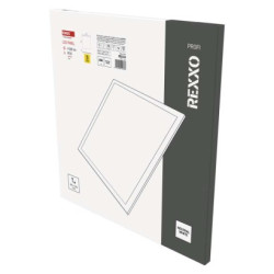 LED panel REXXO backlit 6060, tvorcov vstavan biely, 36W neutr.b. UGR