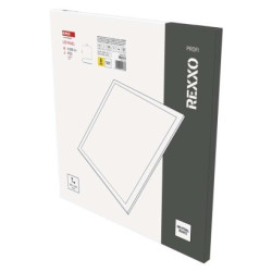 LED panel REXXO backlit 6060, tvorcov vstavan biely, 36W neutr.b.