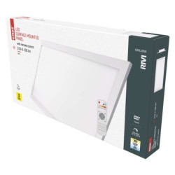 LED panel RIVI prisaden 30x60, 25W, stmiev.so zmenou CCT