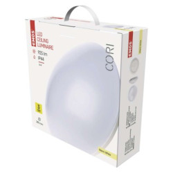 LED prisaden svietidlo Cori, kruh. biele 12W tepl b., IP44