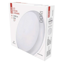 LED prisaden svietidlo DORI, kruh. biele 24,5W neutr.b., IP54