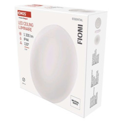 LED prisaden svietidlo FIONI, kruhov biele 12W, IP44, Neutrlna biela