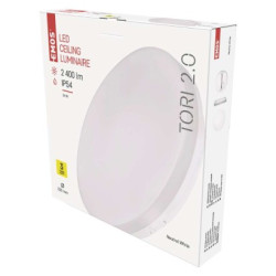 LED prisaden svietidlo TORI, kruhov biele 24W neutrlna b., IP54