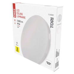 LED prisaden svietidlo TORI, kruhov biele 36W neutrlna b.,IP54