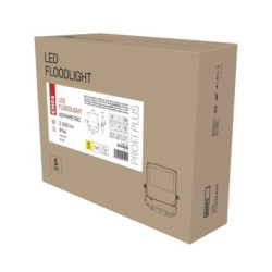 LED reflektor ASIMO asymmetric 50W, ierny, neutrlna biela