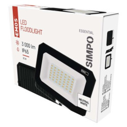 LED reflektor SIMPO 30 W neutrlna biela