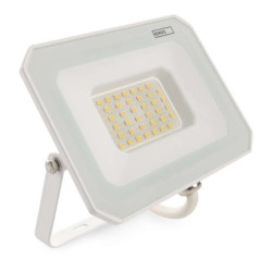 LED reflektor SIMPO 30W, biely, IP65, 3000 lm, neutrlna biela