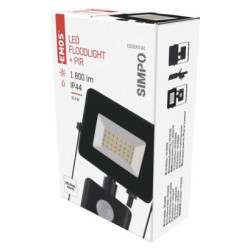 LED reflektor SIMPO s pohybovm idlom 20,5W neutrlna biela